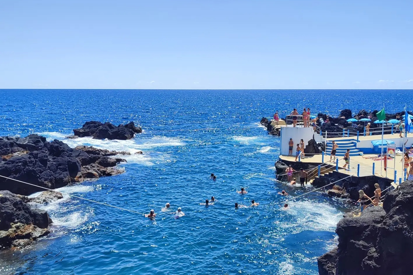 Piscinas naturais em São Miguel